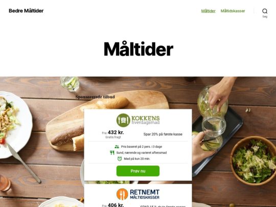 Rabat på måltidskasser